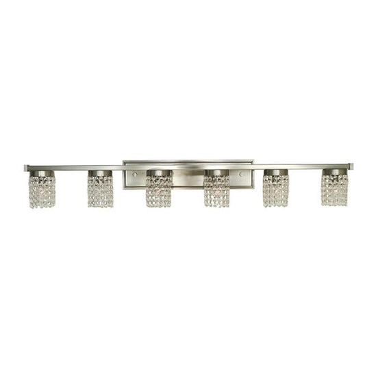 6-Light Brushed Nickel Gemini Sconce - 4746 BN by Framburg