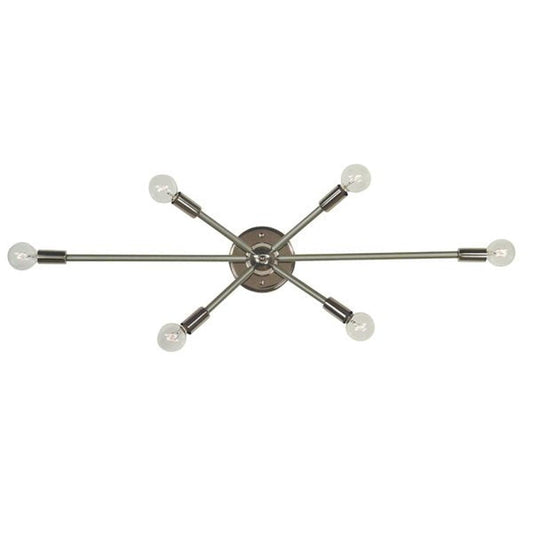6-Light Simone Sconce - 5016 PN/SP by Framburg