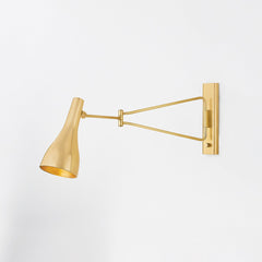 Northford Sconce by Hudson Valley Lighting, Dimmable Steel Wall Light, Aged Brass & Distressed Bronze Finish