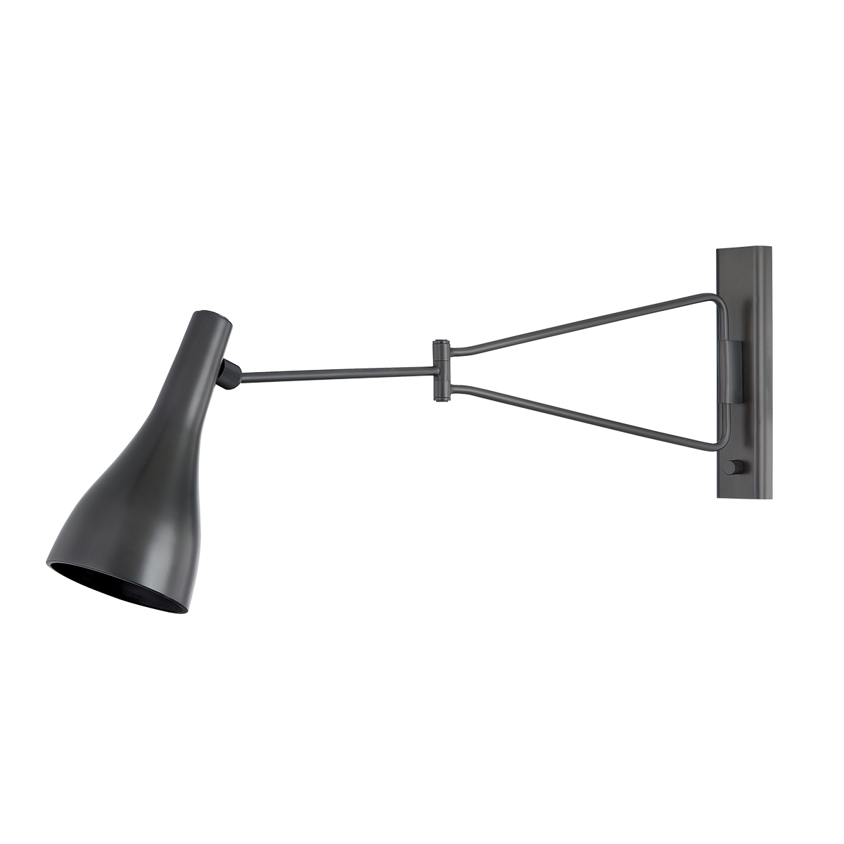 Northford Sconce by Hudson Valley Lighting, Dimmable Steel Wall Light, Aged Brass & Distressed Bronze Finish