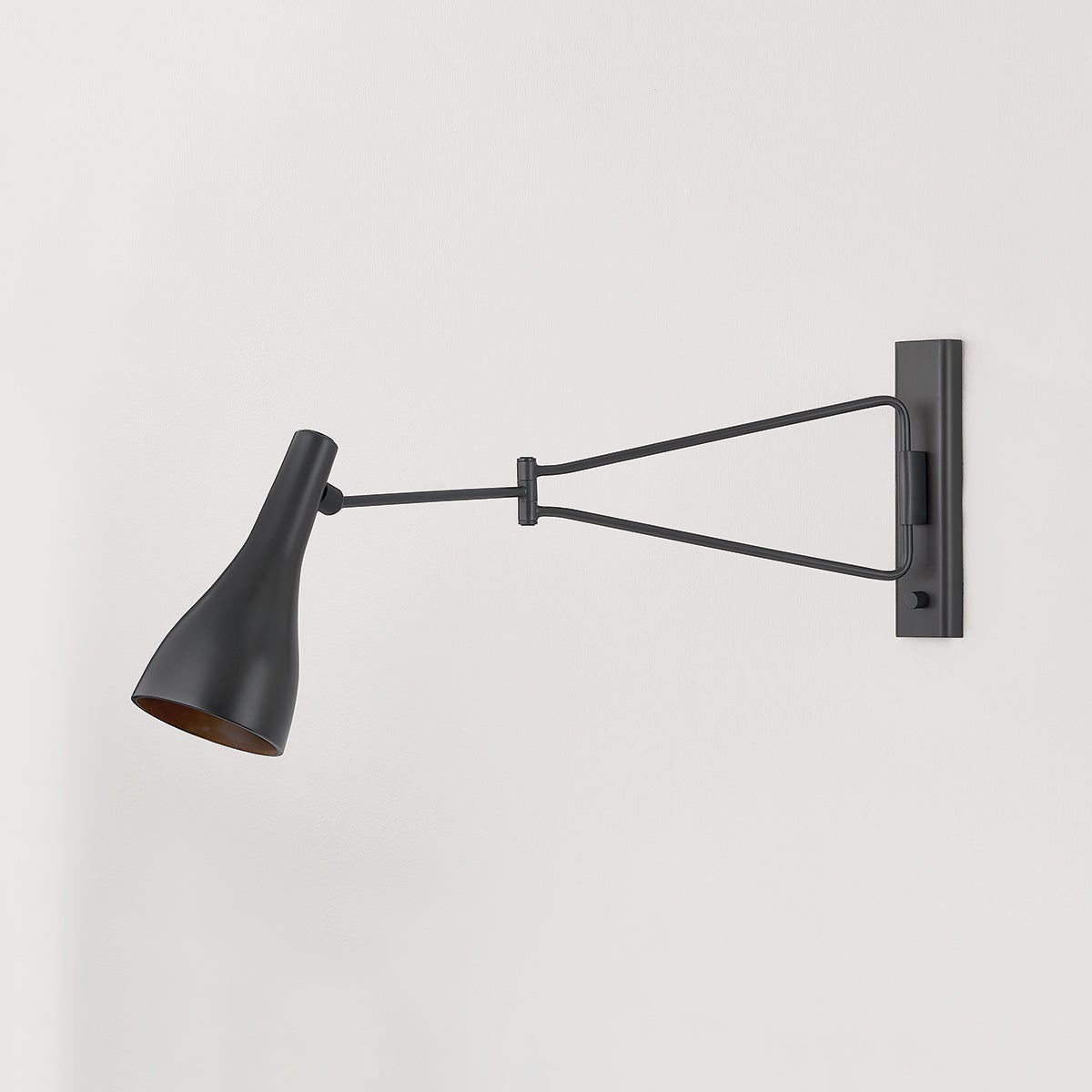 Northford Sconce by Hudson Valley Lighting, Dimmable Steel Wall Light, Aged Brass & Distressed Bronze Finish