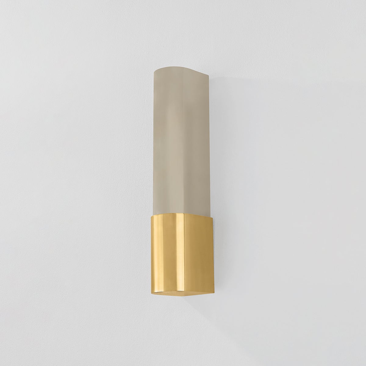 Somersville Wall Sconce 6316-AGB by Hudson Valley Lighting - Aged Brass & Light Bronze Glass