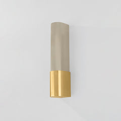 Somersville Wall Sconce 6316-AGB by Hudson Valley Lighting - Aged Brass & Light Bronze Glass