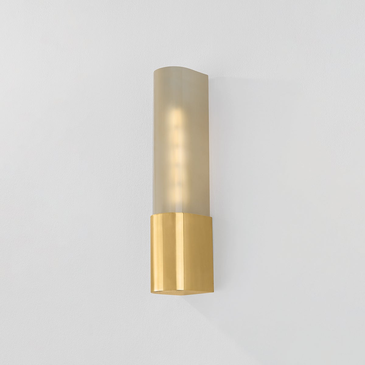 Somersville Wall Sconce 6316-AGB by Hudson Valley Lighting - Aged Brass & Light Bronze Glass