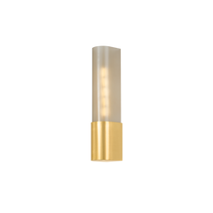 Somersville Wall Sconce 6316-AGB by Hudson Valley Lighting - Aged Brass & Light Bronze Glass