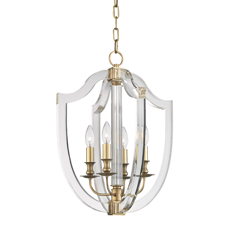 Arietta 4-Light Pendant Light - 16.5"L x 16.5"W x 22"H