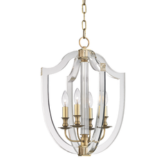 Arietta 4-Light Pendant Light - 16.5"L x 16.5"W x 22"H