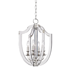 Arietta 4-Light Pendant Light - 16.5"L x 16.5"W x 22"H