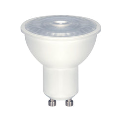 6.5W Dimmable LED MR16 Bulb, 500 Lumen Brightness, GU10 Base, 120V, 90+ CRI, 5 Year Warranty