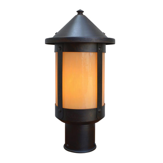 7″ Berkeley Post Mount - BP-7TN-BZ - Bronze by Arroyo Craftsman