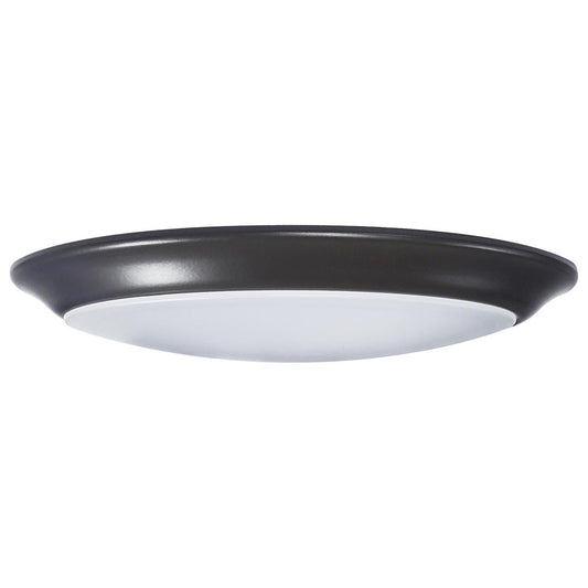 7 inch - LED Disk Light - 5-CCT Selectable 27K/3K/35K/4K/5K - Bronze Finish - Satco 62-1803