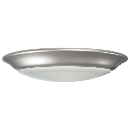 7 inch - LED Disk Light - 5-CCT Selectable 27K/3K/35K/4K/5K - Brushed Nickel Finish - Satco 62-1802