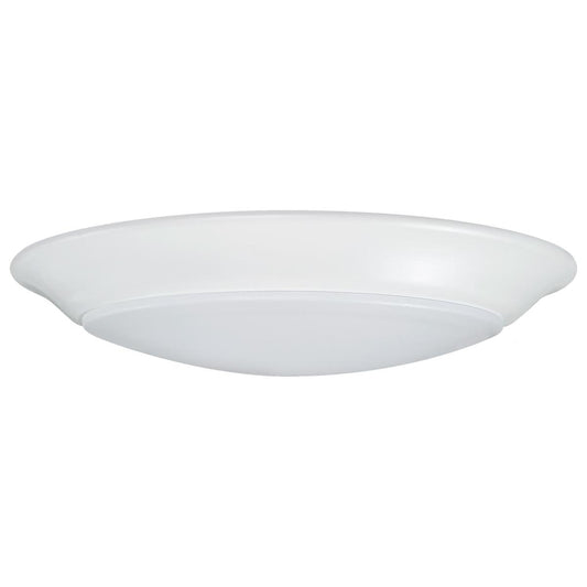 7 inch - LED Disk Light - 5-CCT Selectable 27K/3K/35K/4K/5K - White Finish - Satco 62-1801