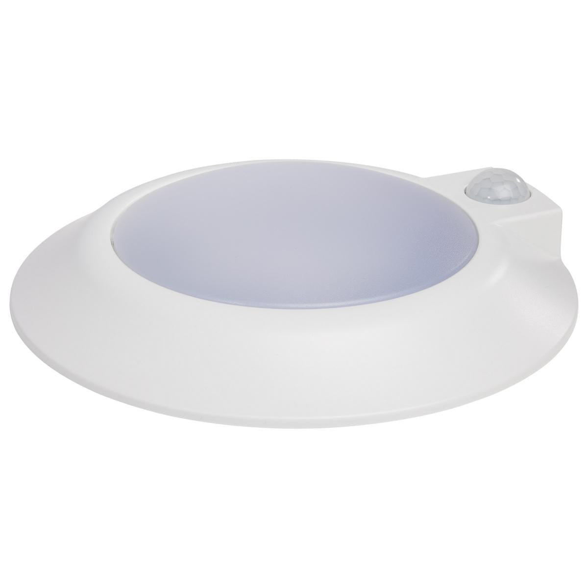 Led Occupancy Display Light 7 Inch - LED Disk Light - Fixture with Occupancy Sensor - White Finish ...