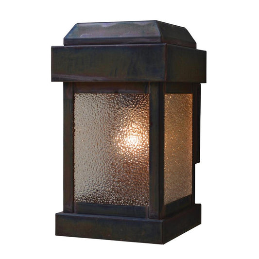 7″ Sydney Wall Mount - SYW-7DD-RC - Raw Copper by Arroyo Craftsman