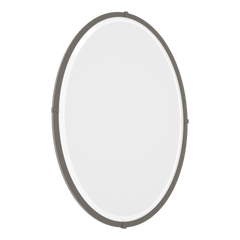 Hubbardton Forge 710004 Beveled Oval Mirror - Handcrafted Artistry with Versatile Finish Options