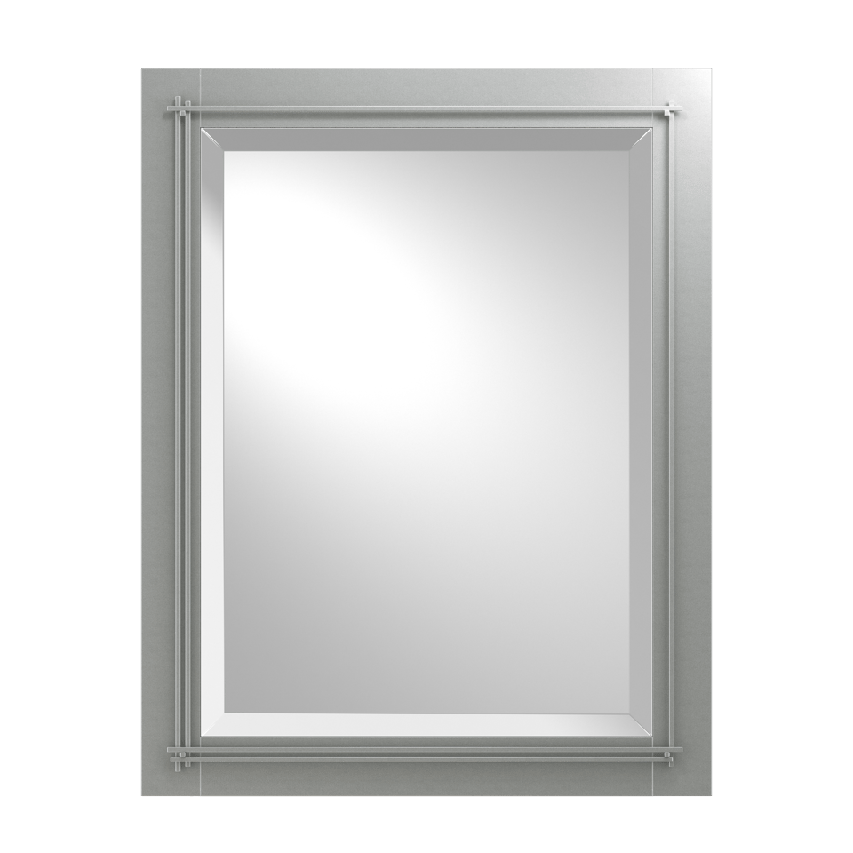 Metra Beveled Mirror by Hubbardton Forge, 28" x 22", Handcrafted, Multiple Finish Options