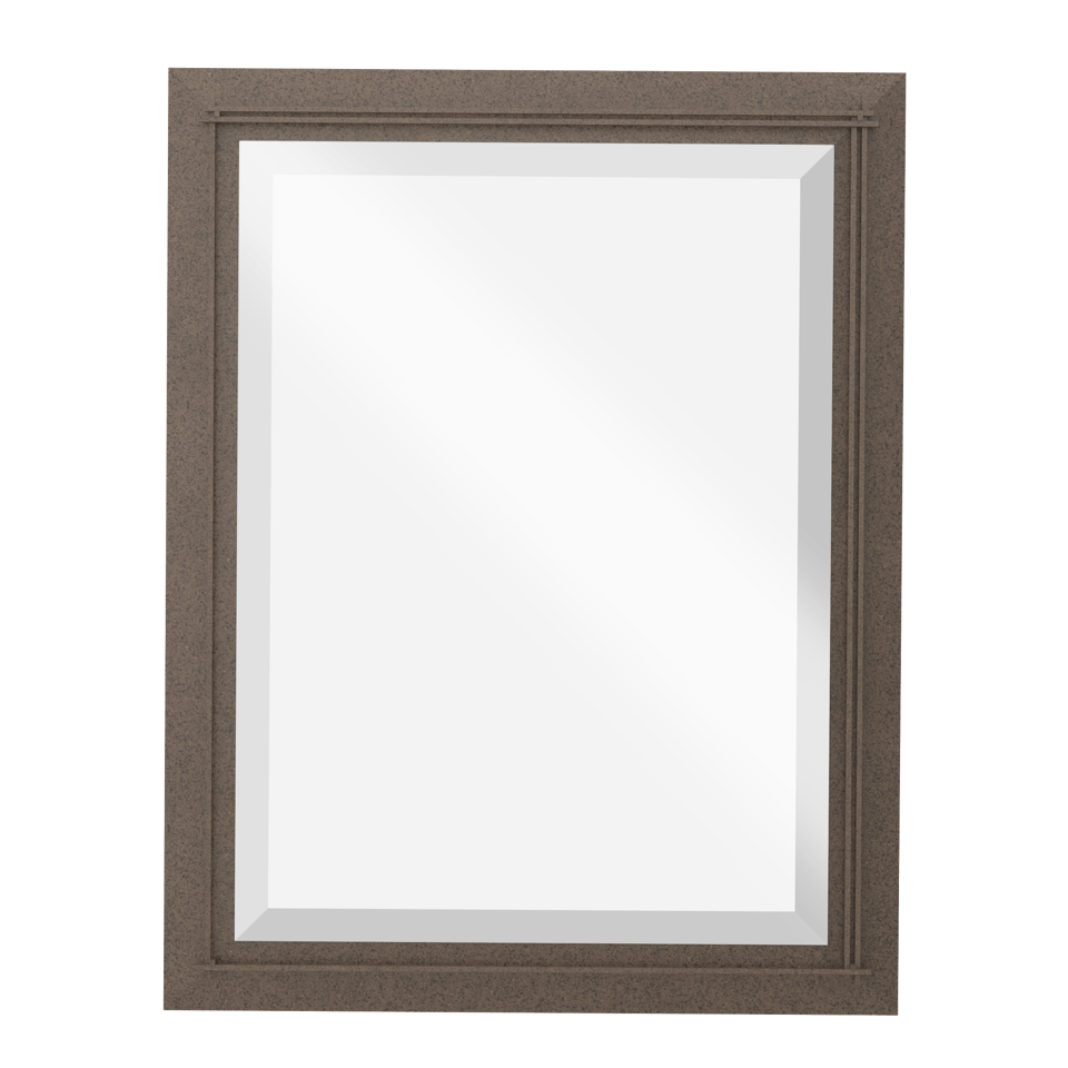 Metra Large Beveled Mirror by Hubbardton Forge - 32" x 26", Elegant Design, Custom Finishes Available