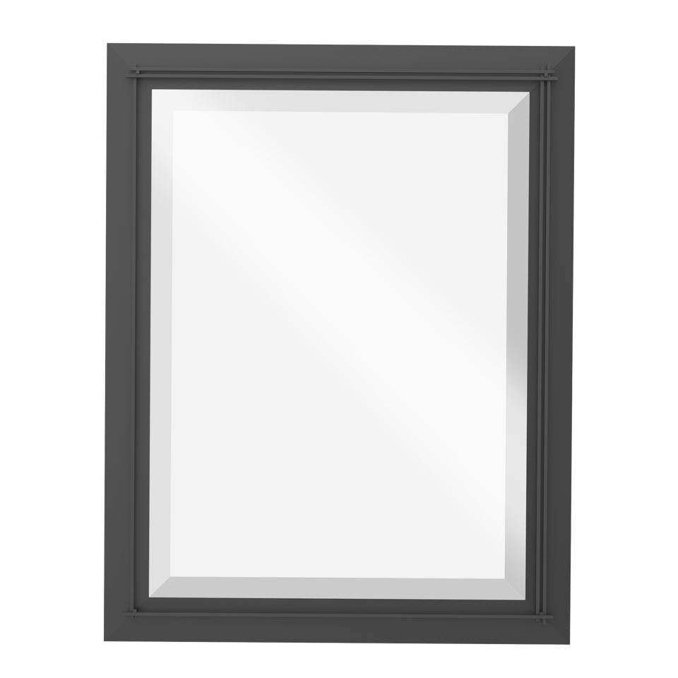 Metra Large Beveled Mirror by Hubbardton Forge - 32" x 26", Elegant Design, Custom Finishes Available