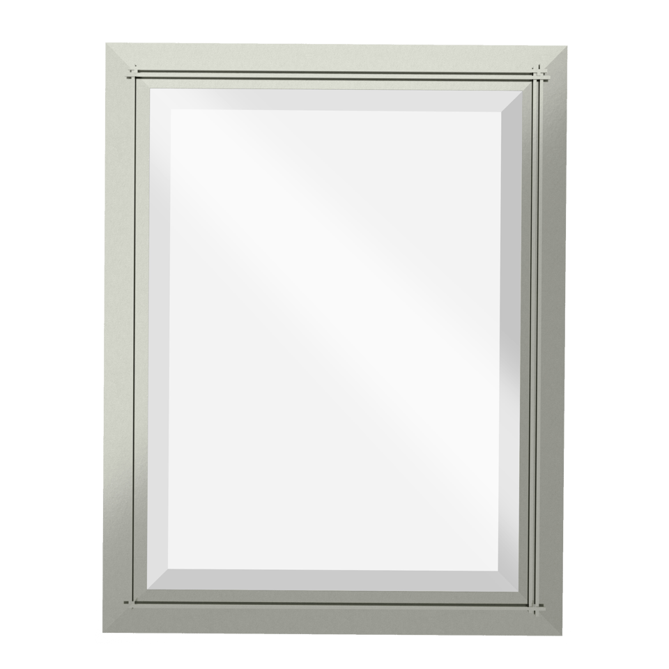 Metra Large Beveled Mirror by Hubbardton Forge - 32" x 26", Elegant Design, Custom Finishes Available
