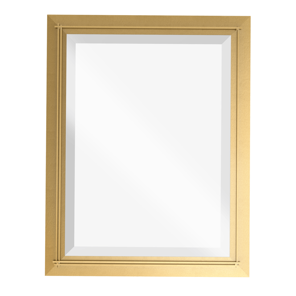 Metra Large Beveled Mirror by Hubbardton Forge - 32" x 26", Elegant Design, Custom Finishes Available