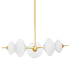 Barrow 3-Light Chandelier - 18.5"H x 60"W