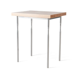 Senza Wood Top Side Table by Hubbardton Forge - Custom Finishes, Artisan Crafted Elegance