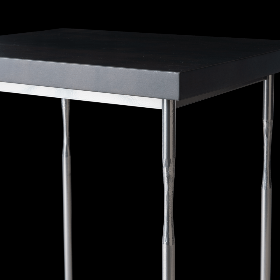 Senza Wood Top Side Table by Hubbardton Forge - Custom Finishes, Artisan Crafted Elegance