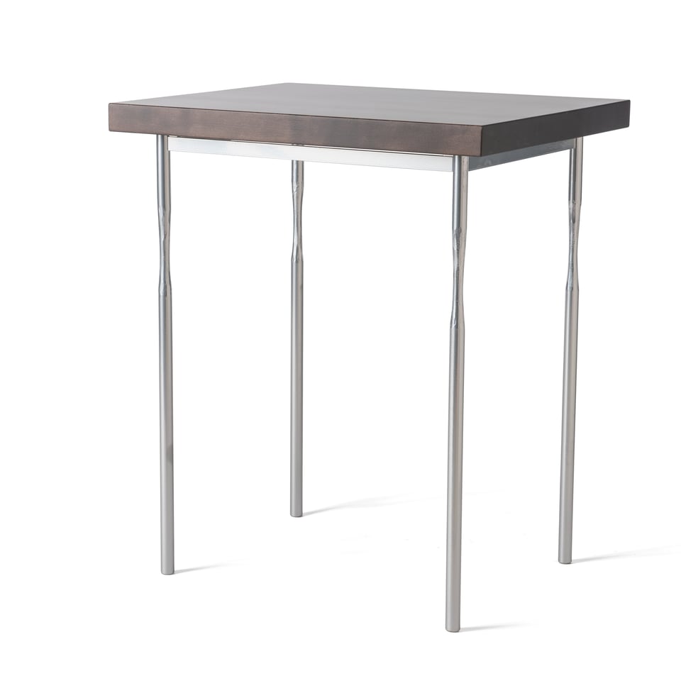 Senza Wood Top Side Table by Hubbardton Forge - Custom Finishes, Artisan Crafted Elegance