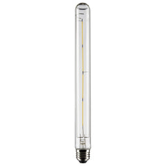 8W LED T9 Filament Bulb, 800 Lumens, Dimmable, Warm Light, E26 Base, Energy Efficient, 15,000 Hours