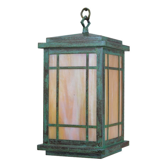 8″ Avenue Pendant - AVH-8GW-VP - Verdigris Patina by Arroyo Craftsman