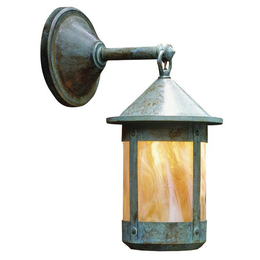 8″ Berkeley Wall Mount - BB-8GW-VP - Verdigris Patina by Arroyo Craftsman