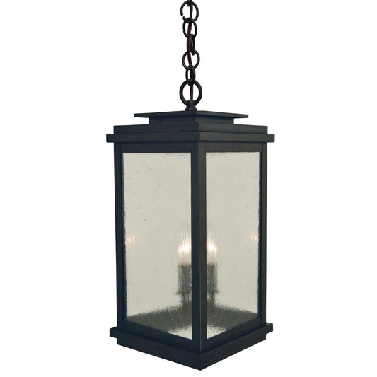 8″ Bournemouth Pendant - BOH-8CS-BZ - Bronze by Arroyo Craftsman