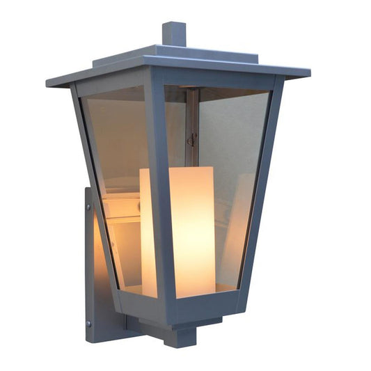 8″ Brighton Wall Mount - BRB-8CLR/WHT-P - Pewter by Arroyo Craftsman