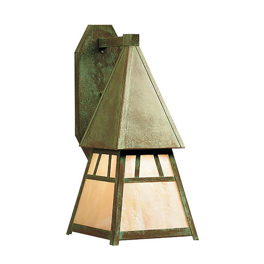 8″ Dartmouth Sconce - DS-8GW-VP - Verdigris Patina by Arroyo Craftsman