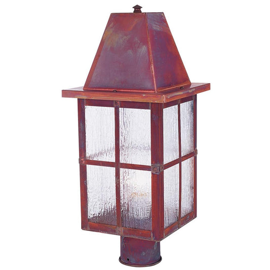 8″ Hartford Post Mount - HP-8RM-RC - Raw Copper by Arroyo Craftsman
