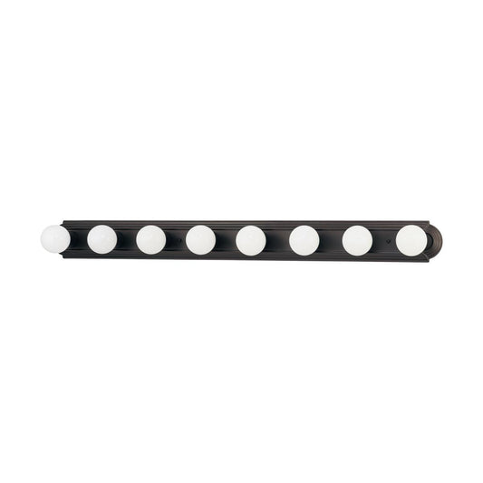 8 Light - 48" Vanity Strip - Mahogany Bronze Finish