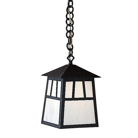 8″ Raymond Pendant - RH-8WO-BK - Satin Black by Arroyo Craftsman