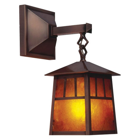 8″ Raymond Wall Mount - RB-8M-AC - Antique Copper by Arroyo Craftsman