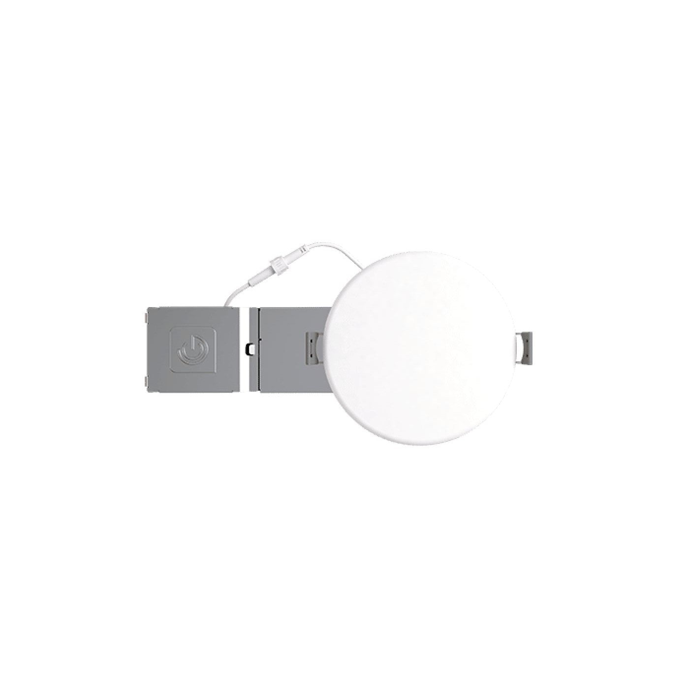 8 Watt 4 Inch LED Multifit Cloud Recessed Downlight - 650 Lumens - 27K/3K/35K/4K/5K Selectable CCT - 90 CRI - 120-277V by Green Creative