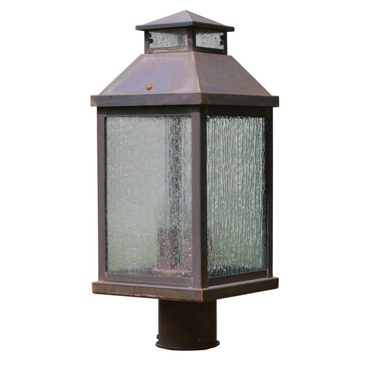 9″ Canterbury Post Mount - CAP-9CS-BZ - Bronze by Arroyo Craftsman