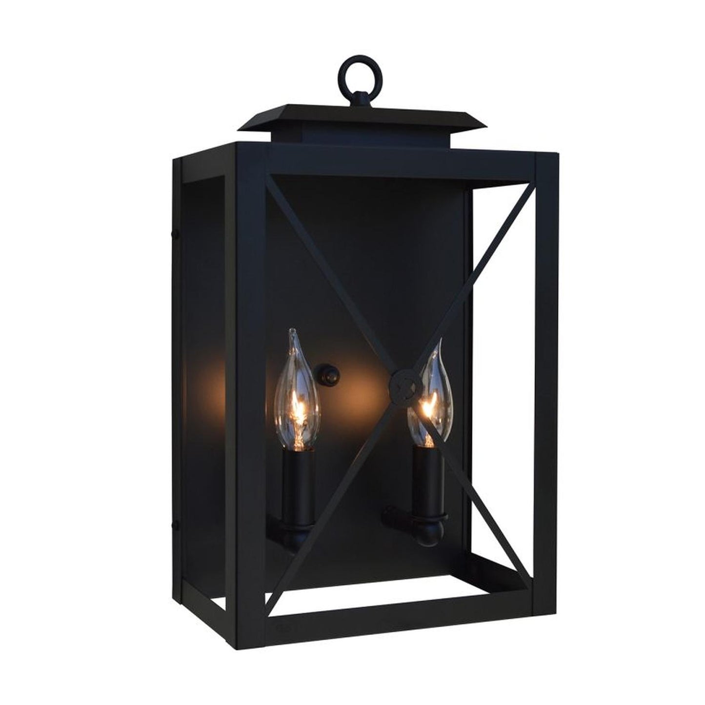 9″ Exeter Sconce - EXS-9CLR-BZ - Bronze by Arroyo Craftsman