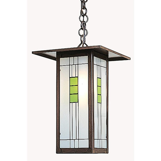 9″ Franklin Long Body Pendant - FH-9LG-BZ - Bronze by Arroyo Craftsman