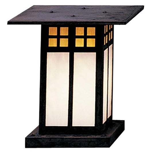 9″ Glasgow Column Mount - GC-9GWC-MB - Mission Brown by Arroyo Craftsman
