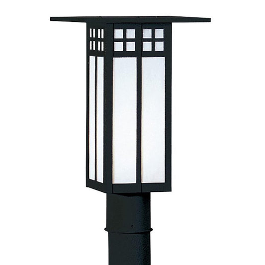 9″ Glasgow Long Body Post Mount - GP-9LWO-BK - Satin Black by Arroyo Craftsman