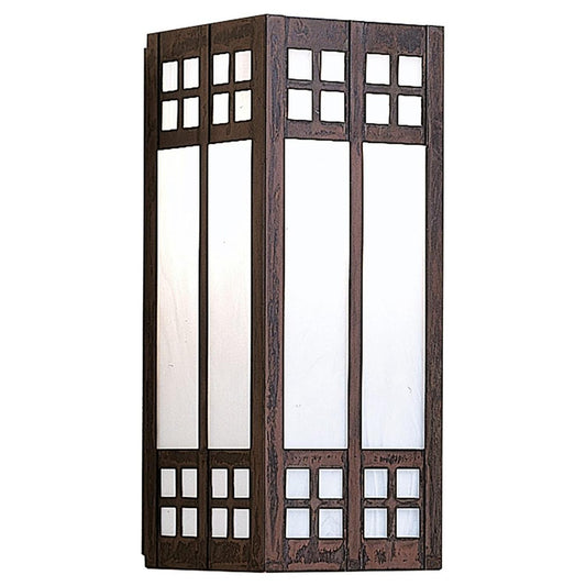 9″ Glasgow Long Body Sconce - GS-9LWO-BZ - Bronze by Arroyo Craftsman
