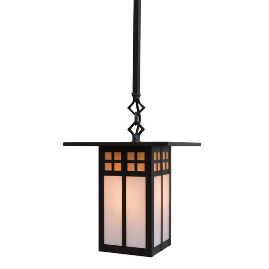 9″ Glasgow Stem Mount Pendant - GSH-9GWC-BZ - Bronze by Arroyo Craftsman
