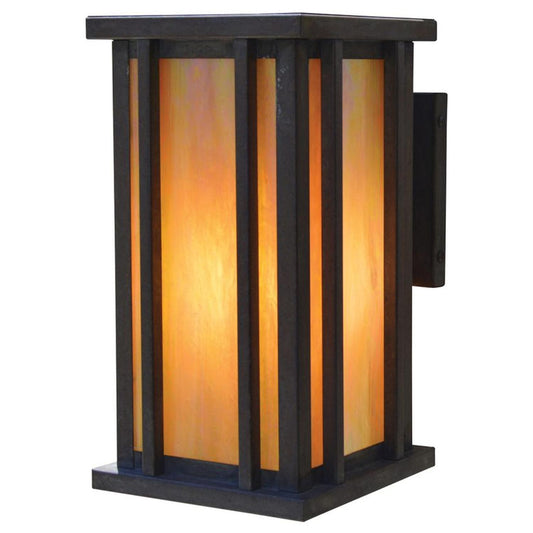 9″ Glencoe Wall Mount - GLB-9GW-MB - Mission Brown by Arroyo Craftsman