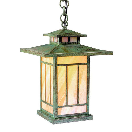 9″ Kennebec Pendant - KH-9GW-VP - Verdigris Patina by Arroyo Craftsman
