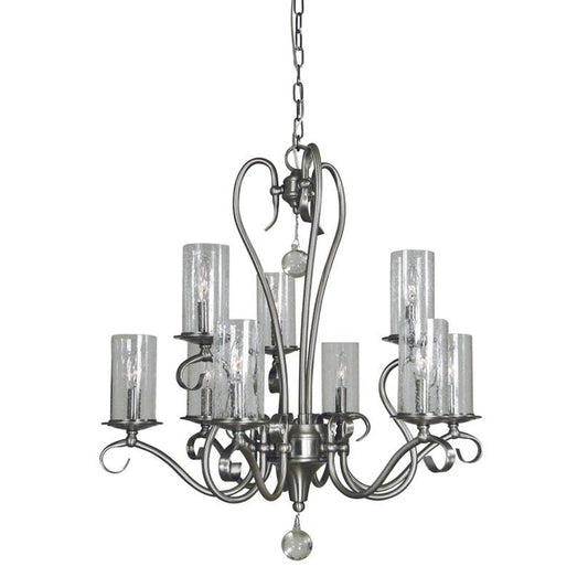 9-Light Ilsa Dining Chandelier - 5029 BN by Framburg
